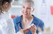 A female doctor and a female diabetic patient